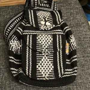Woven Mini Backpack